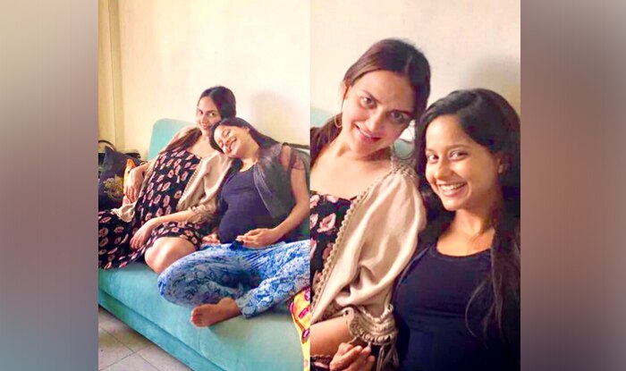 Esha Deol flaunts her baby bump, looks radiant