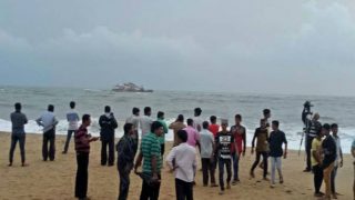 Indian Coast Guard rescues 23 off flooded barge near Karnataka coast Indian Coast Guard rescues 23 off flooded barge near Karnataka coast