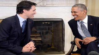Barack Obama dines with Justin Trudeau after a stirring speech in Montreal Barack Obama dines with Justin Trudeau after a stirring speech in Montreal