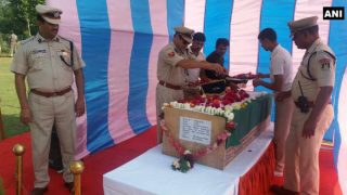 J&K: Wreath laying ceremony of CRPF SI Sahab Shukla who lost his life after terrorists attacked a CRPF vehicle near Srinagar’s Pantha Chowk | आतंकी हमले में शहीद CRPF अधिकारी को श्रद्धांजलि, ‘साहब’ के जनाज़े में रो पड़ा गांव J&K: Wreath laying ceremony of CRPF SI Sahab Shukla who lost his life after terrorists attacked a CRPF vehicle near Srinagar’s Pantha Chowk | आतंकी हमले में शहीद CRPF अधिकारी को श्रद्धांजलि, ‘साहब’ के जनाज़े में रो पड़ा गांव