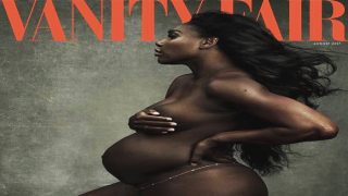 Heavily pregnant Serena Williams poses nude for magazine cover Heavily pregnant Serena Williams poses nude for magazine cover