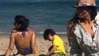 We Miss Shah Rukh Khan As Suhana Khan Chills With Mommy Gauri And AbRam On A Beach We Miss Shah Rukh Khan As Suhana Khan Chills With Mommy Gauri And AbRam On A Beach