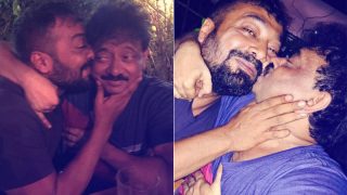 Ram Gopal Varma posted a picture of him kissing Anurag Kashyap and obviously it's going viral Ram Gopal Varma posted a picture of him kissing Anurag Kashyap and obviously it's going viral