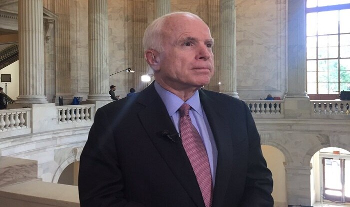 Trump phones John McCain to wish him well after brain cancer diagnosis