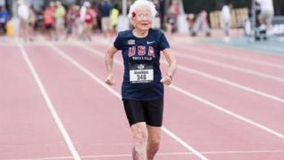 101-Year-Old Female Sprinter Breaks 100-Meter Dash Record 101-Year-Old Female Sprinter Breaks 100-Meter Dash Record