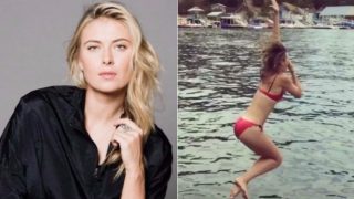 Maria Sharapova Dives in Tiny Red Bikini! Russian Tennis Star Who Missed Wimbledon 2017 Due To Injury is Recovering Well Maria Sharapova Dives in Tiny Red Bikini! Russian Tennis Star Who Missed Wimbledon 2017 Due To Injury is Recovering Well
