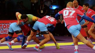 Puneri Paltan vs Jaipur Pink Panthers PKL 5: Jaipur Register First Win Puneri Paltan vs Jaipur Pink Panthers PKL 5: Jaipur Register First Win