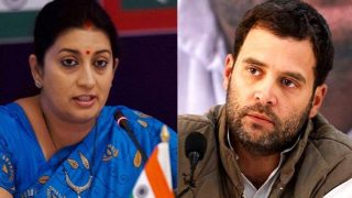 Smriti Irani Takes a Dig At Rahul Gandhi For His 'Hitler' Remarks, Says 'Thank You' Smriti Irani Takes a Dig At Rahul Gandhi For His 'Hitler' Remarks, Says 'Thank You'