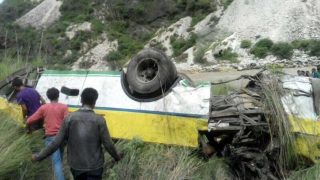 Himachal Pradesh: 28 Dead After Bus Enroute Solan Falls Off Gorge; Rescue Operation Underway Himachal Pradesh: 28 Dead After Bus Enroute Solan Falls Off Gorge; Rescue Operation Underway