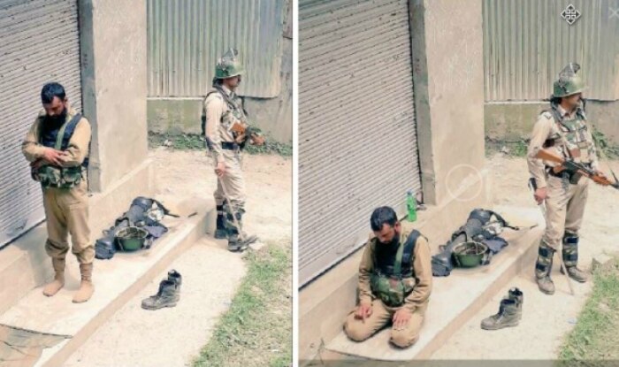 कौतुकास्पद ! नमाज अदा करणाऱ्या सहकाऱ्याला हिंदू जवानाचा कडेकोट पहारा crpf