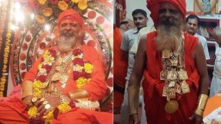 Kanwar Yatra 2017: Golden Baba is Back With 14.5 Kgs Gold and 16 Luxury Cars for Parade Ahead of Sawan Shivaratri Kanwar Yatra 2017: Golden Baba is Back With 14.5 Kgs Gold and 16 Luxury Cars for Parade Ahead of Sawan Shivaratri