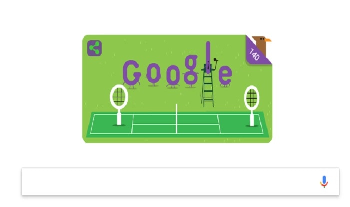 Google Doodle Celebrates 140 Years of the Wimbledon Championships