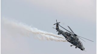 Dhruv ALH Chopper of Indian Army Crashes in Ladakh, Crew Escapes With Minor Injuries Dhruv ALH Chopper of Indian Army Crashes in Ladakh, Crew Escapes With Minor Injuries