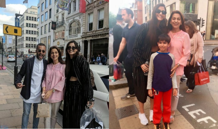 Sonam Kapoor surprises Juhi Chawla in London