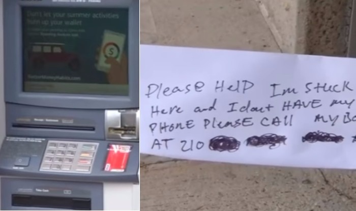 Man rescued after being trapped for 3 hours inside ATM Man rescued after being trapped for 3 hours inside ATM