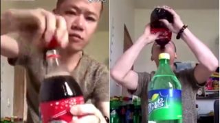 Chinese Man Drinks Several Litres of Soda in Just Over 1 minute in Viral Facebook Video, Netizens Predict Diabetes for him Chinese Man Drinks Several Litres of Soda in Just Over 1 minute in Viral Facebook Video, Netizens Predict Diabetes for him