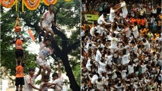Dahi Handi celebreated in Maharashtra with colors of Patroitism | महाराष्ट्र में देशभक्ति के रंग में मनाई गई ‘दही हांडी’ Dahi Handi celebreated in Maharashtra with colors of Patroitism | महाराष्ट्र में देशभक्ति के रंग में मनाई गई ‘दही हांडी’