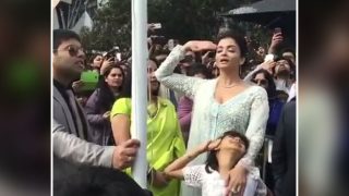 IFFM 2017: Aishwarya Rai Bachchan Becomes The First Woman To Hoist The Indian National Flag IFFM 2017: Aishwarya Rai Bachchan Becomes The First Woman To Hoist The Indian National Flag