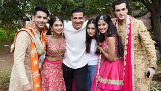 Toilet: Ek Prem Katha: Akshay Kumar, Bhumi Pednekar Visit Yeh Rishta Kya Kehlata Hai Sets To Promote Their Film Toilet: Ek Prem Katha: Akshay Kumar, Bhumi Pednekar Visit Yeh Rishta Kya Kehlata Hai Sets To Promote Their Film