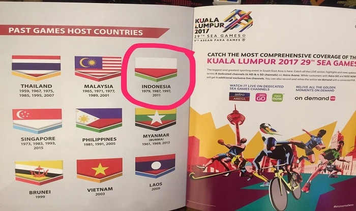 Sea Games host Malaysia sorry for Indonesia flag gaffe Sea Games host Malaysia sorry for Indonesia flag gaffe