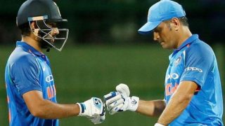 'Hitman' Rohit Sharma Thanks 'Iceman' MS Dhoni 'Hitman' Rohit Sharma Thanks 'Iceman' MS Dhoni