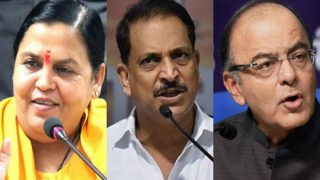 Union Ministers Rajiv Pratap Rudy, Uma Bharti Resign From Modi Cabinet, Arun Jaitley Likely to Give Up Defence Union Ministers Rajiv Pratap Rudy, Uma Bharti Resign From Modi Cabinet, Arun Jaitley Likely to Give Up Defence