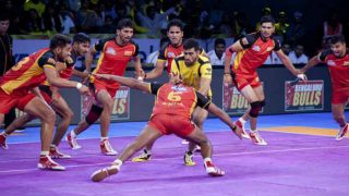 Pro Kabaddi League: Match draw between Tamil and Haryana, here are highlights | प्रो कबड्डी लीग: थलाइवाज और स्टीलर्स का इंटरजोन मैच 25-25 से ड्रॉ Pro Kabaddi League: Match draw between Tamil and Haryana, here are highlights | प्रो कबड्डी लीग: थलाइवाज और स्टीलर्स का इंटरजोन मैच 25-25 से ड्रॉ