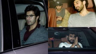 Ranbir Kapoor, Aditya Roy Kapur, Arjun Kapoor And Varun Dhawan Catch Up At Karan Johar’s Place! (View Pics) Ranbir Kapoor, Aditya Roy Kapur, Arjun Kapoor And Varun Dhawan Catch Up At Karan Johar’s Place! (View Pics)