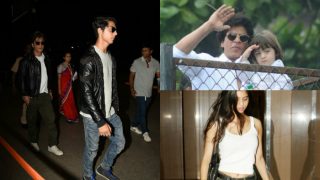 Aryan, Suhana And Abram Are Hell Bent On Copying Shah Rukh Khan And We Have Proof! Aryan, Suhana And Abram Are Hell Bent On Copying Shah Rukh Khan And We Have Proof!