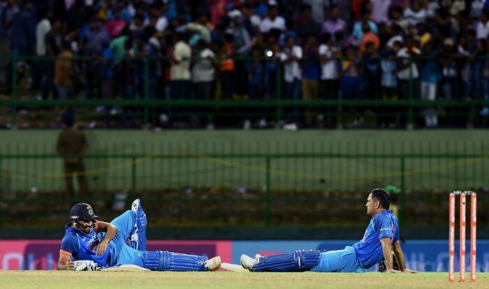 Rohit Sharma and MS Dhoni. (Twitter: BCCI)