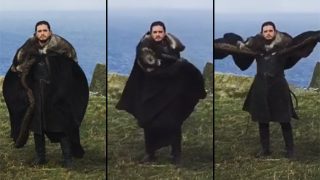 Jon Snow's Video Of Pretending To Be A Dragon Shared By Khaleesi On Instagram Is Winning The Internet Jon Snow's Video Of Pretending To Be A Dragon Shared By Khaleesi On Instagram Is Winning The Internet