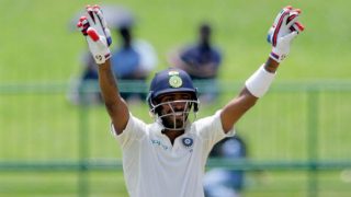 Hardik Pandya Scores Most Runs in an Over by Indian Batsman in Tests, Slams Maiden Ton Hardik Pandya Scores Most Runs in an Over by Indian Batsman in Tests, Slams Maiden Ton