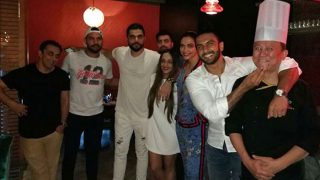 Deepika Padukone And Ranveer Singh Get Too Close In Front Of Yuvraj Singh? Deepika Padukone And Ranveer Singh Get Too Close In Front Of Yuvraj Singh?