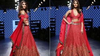 Hotness Alert! Vaani Kapoor Owns the Runway in this Sexy Red Lehenga at Lakme Fashion Week 2017! Hotness Alert! Vaani Kapoor Owns the Runway in this Sexy Red Lehenga at Lakme Fashion Week 2017!