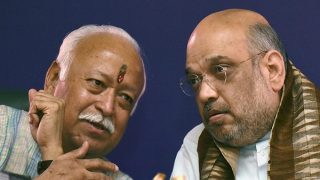 Amit Shah Meets RSS Chief Mohan Bhagwat Ahead of Ministry Reshuffle Amit Shah Meets RSS Chief Mohan Bhagwat Ahead of Ministry Reshuffle