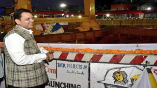Devendra Fadnavis Kicks off Metro-3 Tunnelling Work, Assures Better Transport Facilities to Mumbaikar Devendra Fadnavis Kicks off Metro-3 Tunnelling Work, Assures Better Transport Facilities to Mumbaikar