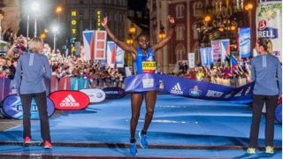 Joyciline Jepkosgei Smashes World 10km Road Record in Prague Joyciline Jepkosgei Smashes World 10km Road Record in Prague