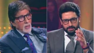 Kaun Banega Crorepati 9: What Happened When Abhishek Bachchan Got Amitabh Bachchan On The Hot Seat - Watch Video Kaun Banega Crorepati 9: What Happened When Abhishek Bachchan Got Amitabh Bachchan On The Hot Seat - Watch Video