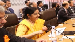 Countries Using Terrorism As State Policy Must Be Condemned: Sushma Swaraj's Veiled Attack at Pakistan at UNGA Countries Using Terrorism As State Policy Must Be Condemned: Sushma Swaraj's Veiled Attack at Pakistan at UNGA