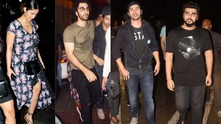 Varun Dhawan, Ranbir Kapoor, Arjun Kapoor Do The Weekend Right As They Party Hard - View Pics Varun Dhawan, Ranbir Kapoor, Arjun Kapoor Do The Weekend Right As They Party Hard - View Pics