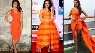 Navratri 2017 Day 4 Colour Orange: Priyanka Chopra, Parineeti Chopra And Sonakshi Sinha Look Bright And Beautiful In Tangerine Navratri 2017 Day 4 Colour Orange: Priyanka Chopra, Parineeti Chopra And Sonakshi Sinha Look Bright And Beautiful In Tangerine