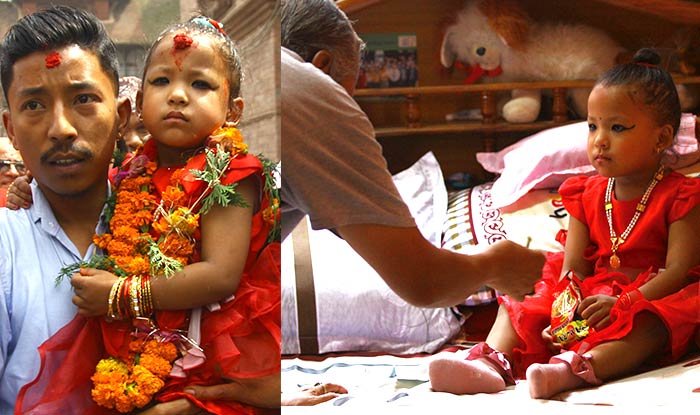 Nepal Anoints 3 Year Old Trishna Shakya As Living Goddess Know The