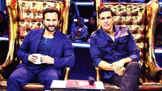 Akshay Kumar And Saif Ali Khan Shake A Leg To Main Khiladi Tu Anari on The Great Indian Laughter Challenge Akshay Kumar And Saif Ali Khan Shake A Leg To Main Khiladi Tu Anari on The Great Indian Laughter Challenge