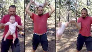 Father Swings Four-Month-Old Dangerously Around His Head, Says He Can 'Hear Her Bones Popping' Father Swings Four-Month-Old Dangerously Around His Head, Says He Can 'Hear Her Bones Popping'