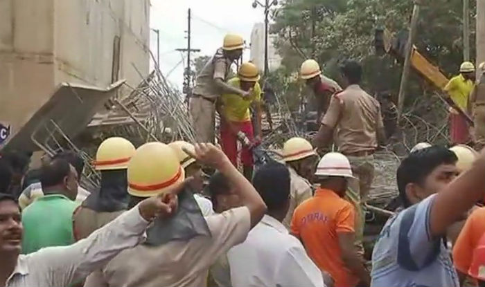 One dead, 11 injured after bridge collapses in Bhubaneswar One dead, 11 injured after bridge collapses in Bhubaneswar