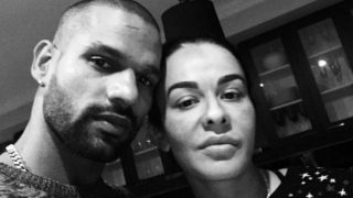 Shikhar Dhawan Glad to be With Wife Ahead of Her Surgery Shikhar Dhawan Glad to be With Wife Ahead of Her Surgery