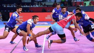 Haryana Steelers vs Jaipur Pink Panthers PKL 5: Haryana, Jaipur Play Out Thrilling 27-27 Draw Haryana Steelers vs Jaipur Pink Panthers PKL 5: Haryana, Jaipur Play Out Thrilling 27-27 Draw