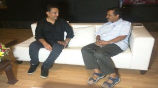 Kamal Haasan Meets Arvind Kejriwal, Speculation Rife on The Two Joining Hands Kamal Haasan Meets Arvind Kejriwal, Speculation Rife on The Two Joining Hands