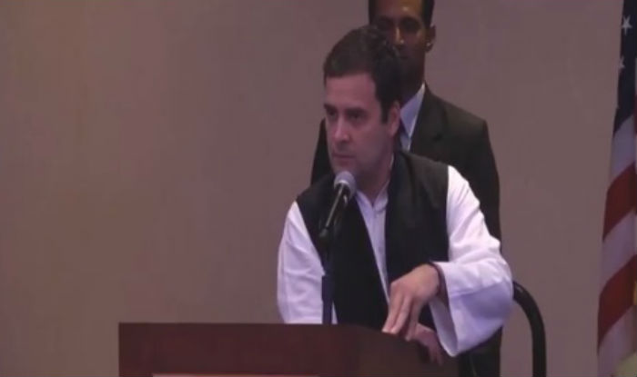 Join hands with Congress, Rahul Gandhi urges NRIs in US Join hands with Congress, Rahul Gandhi urges NRIs in US