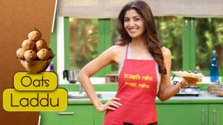 Shilpa Shetty Kundra Shows You How to Make Delicious and Healthy Oats Ladoo at Home Shilpa Shetty Kundra Shows You How to Make Delicious and Healthy Oats Ladoo at Home
